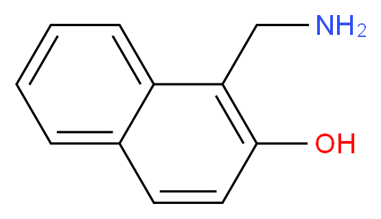 1-AMINOMETHYL-NAPHTHALEN-2-OL_分子结构_CAS_5386-23-2)