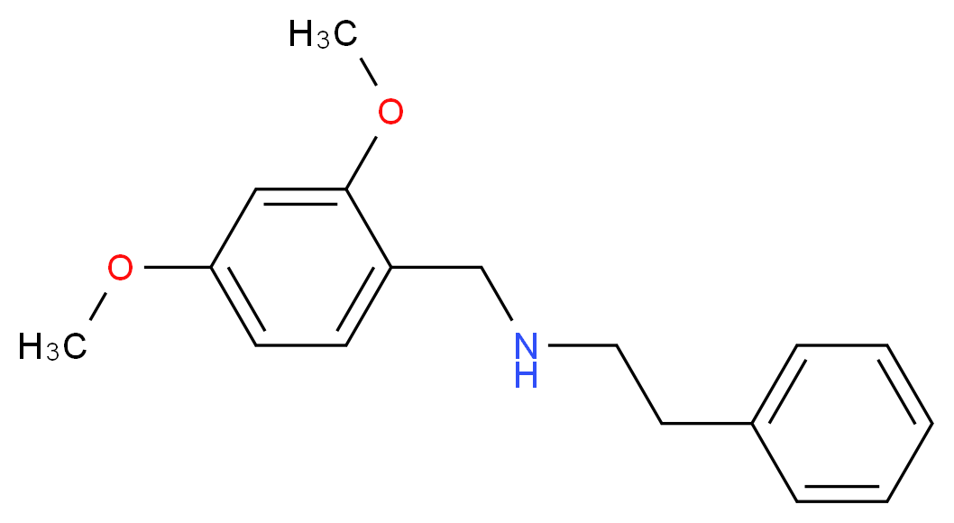 (2,4-dimethoxybenzyl)(2-phenylethyl)amine_分子结构_CAS_353773-23-6)