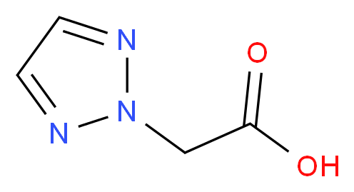 2H-1,2,3-triazol-2-ylacetic acid_分子结构_CAS_4320-91-6)