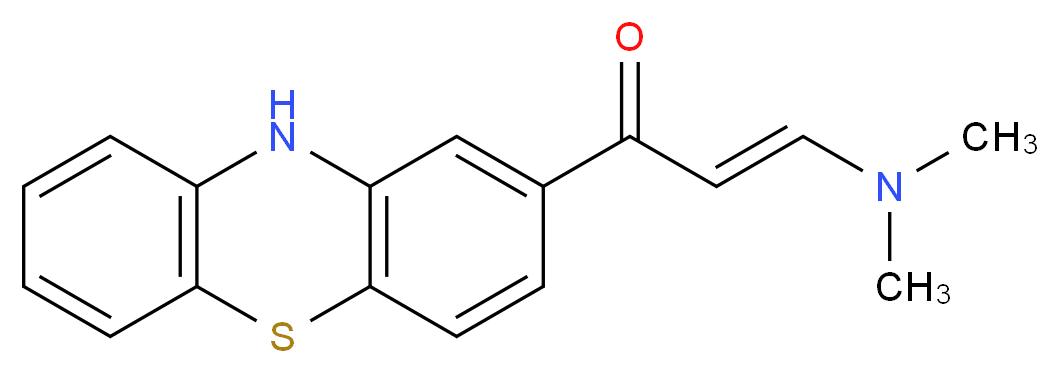 3-(Dimethylamino)-1-(10H-phenothiazin-2-yl)-2-propen-1-one_分子结构_CAS_63285-46-1)