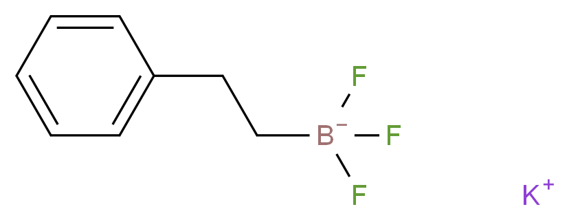 potassium trifluoro(2-phenylethyl)boranuide_分子结构_CAS_329976-74-1