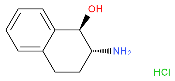 (1R,2R)-2-amino-1,2,3,4-tetrahydronaphthalen-1-ol hydrochloride_分子结构_CAS_115563-64-9