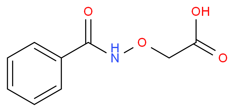 (Benzamido)oxy Acetic Acid_分子结构_CAS_5251-93-4)