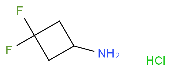 3,3-Difluorocyclobutanamine hydrochloride_分子结构_CAS_637031-93-7)