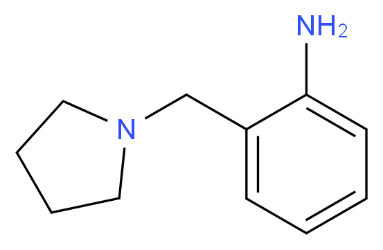 2-(Pyrrolidin-1-ylmethyl)aniline_分子结构_CAS_55727-59-8)