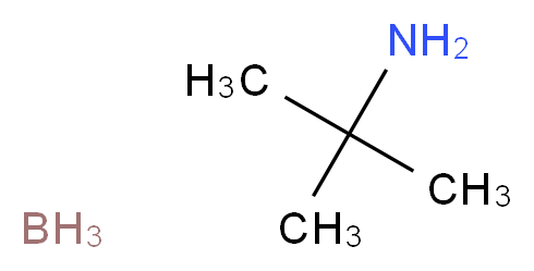 2-methylpropan-2-amine borane_分子结构_CAS_7337-45-3