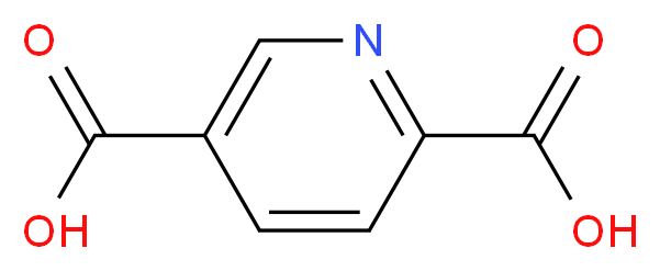 pyridine-2,5-dicarboxylic acid_分子结构_CAS_100-26-5