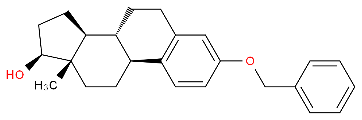 (1S,10R,11S,14S,15S)-5-(benzyloxy)-15-methyltetracyclo[8.7.0.0<sup>2</sup>,<sup>7</sup>.0<sup>1</sup><sup>1</sup>,<sup>1</sup><sup>5</sup>]heptadeca-2(7),3,5-trien-14-ol_分子结构_CAS_14982-15-1