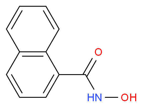 N-hydroxynaphthalene-1-carboxamide_分子结构_CAS_6953-61-3