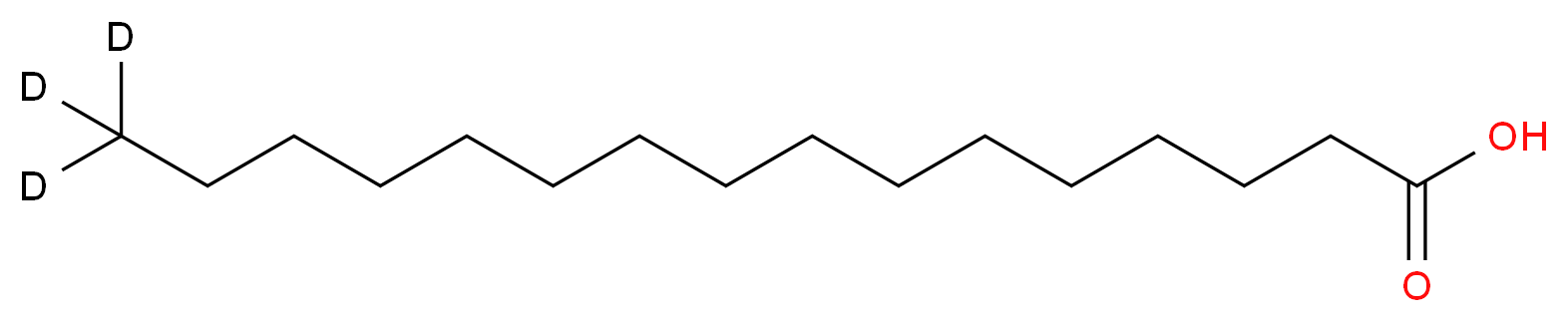 (16,16,16-<sup>2</sup>H<sub>3</sub>)hexadecanoic acid_分子结构_CAS_75736-53-7