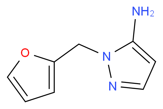 1-(2-furylmethyl)-1H-pyrazol-5-amine_分子结构_CAS_3528-56-1)