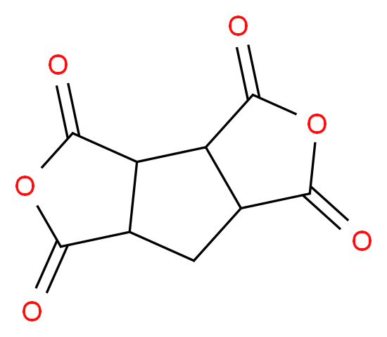 4,10-dioxatricyclo[6.3.0.0^{2,6}]undecane-3,5,9,11-tetrone_分子结构_CAS_6053-68-5