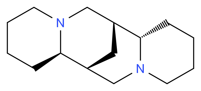 (-)-鹰爪豆碱_分子结构_CAS_90-39-1)