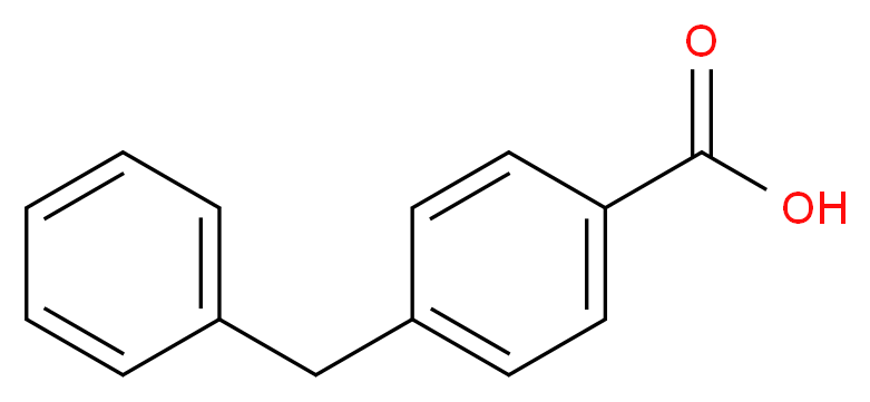 Diphenylmethane-4-carboxylic acid_分子结构_CAS_620-86-0)