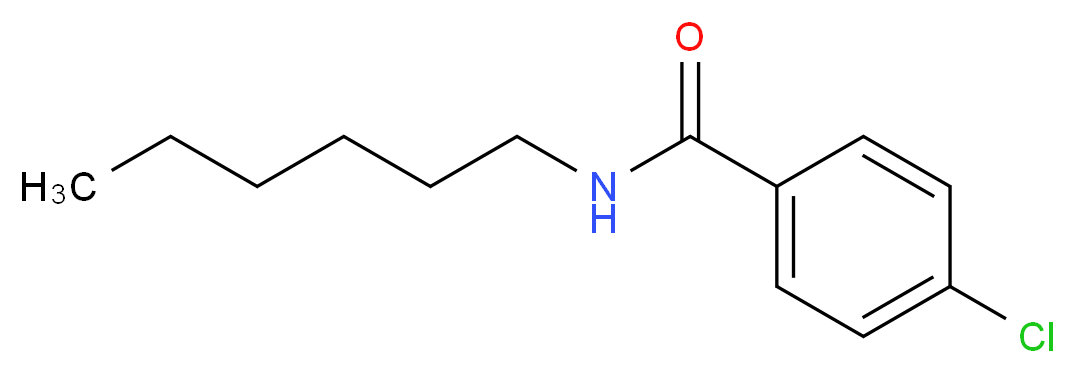 4-chloro-N-hexylbenzamide_分子结构_CAS_349403-37-8