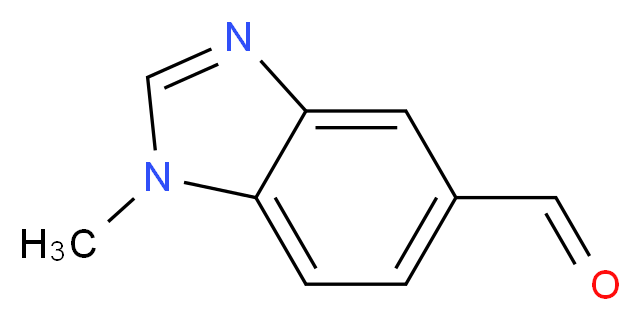 1-methyl-1H-1,3-benzodiazole-5-carbaldehyde_分子结构_CAS_)