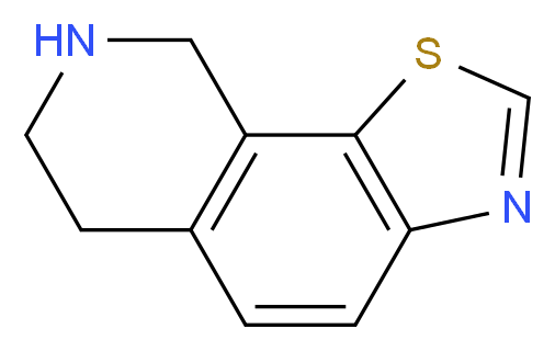 6,7,8,9-Tetrahydrothiazolo[4,5-h]isoquinoline_分子结构_CAS_120546-67-0)