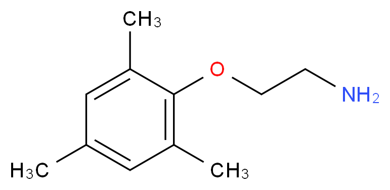 2-(2-aminoethoxy)-1,3,5-trimethylbenzene_分子结构_CAS_91339-50-3