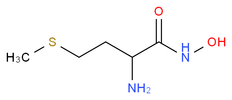 2-amino-N-hydroxy-4-(methylsulfanyl)butanamide_分子结构_CAS_36207-43-9