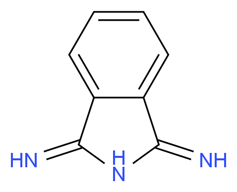 Isoindoline-1,3-diimine_分子结构_CAS_3468-11-9)