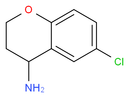 6-CHLORO-CHROMAN-4-YLAMINE_分子结构_CAS_765880-61-3)