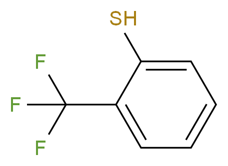 2-(Trifluoromethyl)thiophenol 97%_分子结构_CAS_13333-97-6)