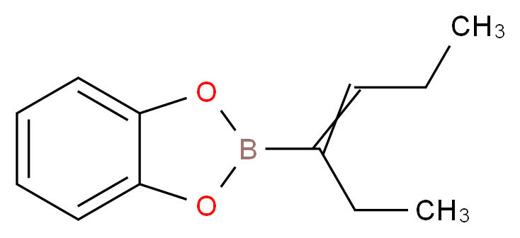 (Z)-3-己烯基-3-硼酸儿茶酚酯_分子结构_CAS_37490-28-1)