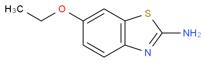 2-氨基-6-乙氧基苯并噻唑_分子结构_CAS_94-45-1)