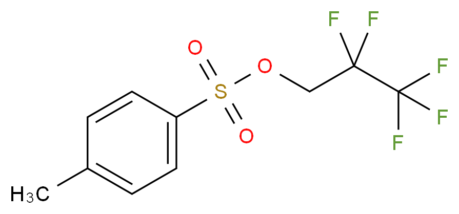 1H,1H-Pentafluoropropyl p-toluenesulfonate_分子结构_CAS_565-42-4)