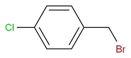 4-Chlorobenzyl bromide 98%_分子结构_CAS_622-95-7)