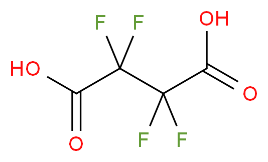 Tetrafluorosuccinic acid 98%_分子结构_CAS_377-38-8)