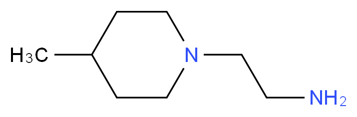 2-(4-methylpiperidin-1-yl)ethanamine_分子结构_CAS_14156-95-7)