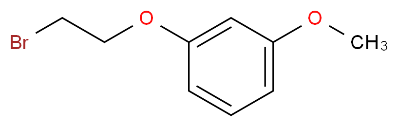 3-(2-Bromoethoxy)anisole_分子结构_CAS_3245-45-2)