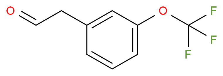 2-[3-(trifluoromethoxy)phenyl]acetaldehyde_分子结构_CAS_944898-37-7