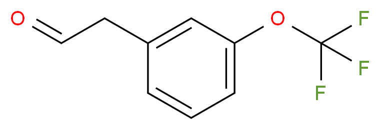 2-(3-(TRIFLUOROMETHOXY)PHENYL)ACETALDEHYDE_分子结构_CAS_944898-37-7)