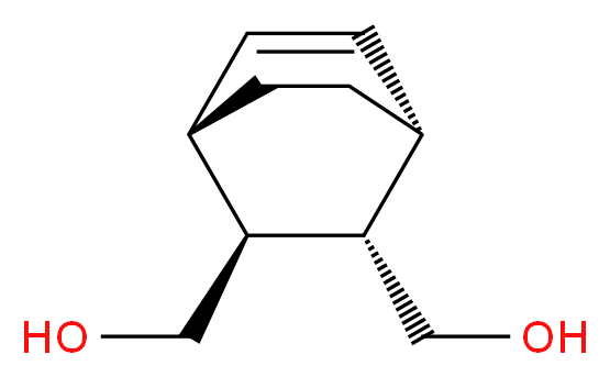 (2-endo,3-exo)-二环[2.2.2]辛-5-烯-2,3-二甲醇_分子结构_CAS_59532-19-3)