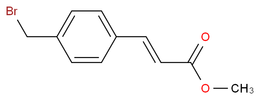 Methyl 4-Bromomethylcinnamate_分子结构_CAS_946-99-6)