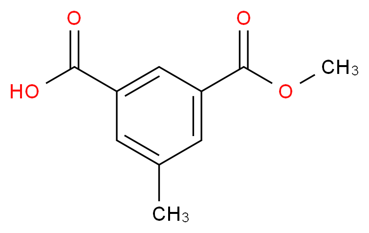 3-(methoxycarbonyl)-5-methylbenzoic acid_分子结构_CAS_)