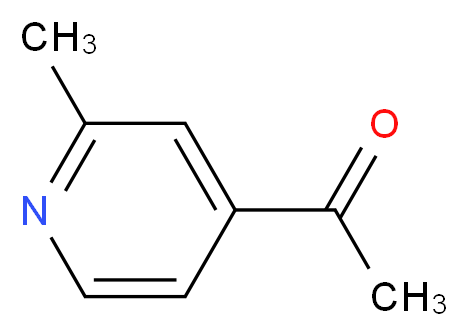 1-(2-methylpyridin-4-yl)ethan-1-one_分子结构_CAS_2732-28-7