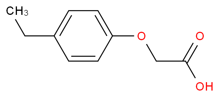 2-(4-Ethylphenoxy)acetic acid_分子结构_CAS_)