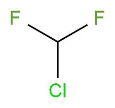Chlorodifluoromethane_分子结构_CAS_75-45-6)