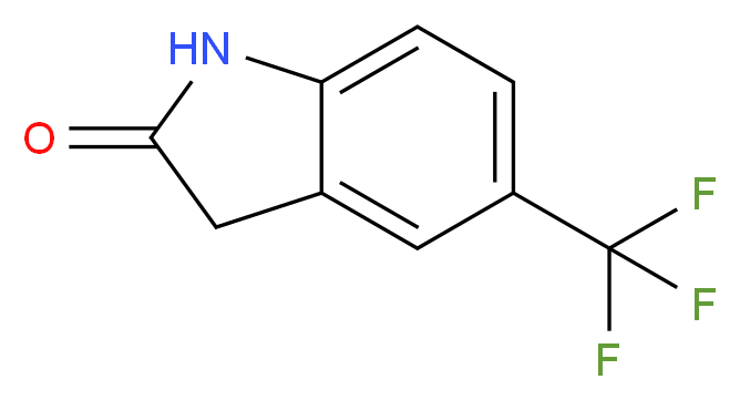 5-(trifluoromethyl)-2,3-dihydro-1H-indol-2-one_分子结构_CAS_71293-62-4