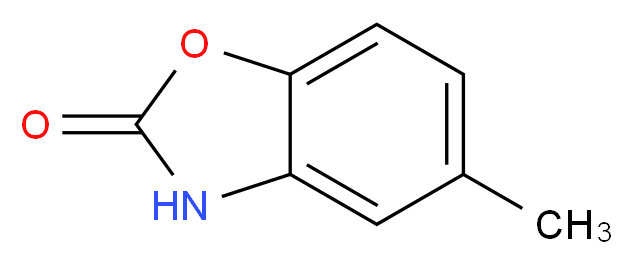 5-Methyl-1,3-benzoxazol-2(3H)-one_分子结构_CAS_22876-15-9)