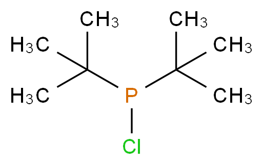 di-tert-butyl(chloro)phosphane_分子结构_CAS_13716-10-4