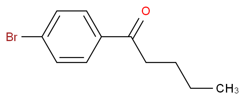 1-(4-bromophenyl)pentan-1-one_分子结构_CAS_7295-44-5