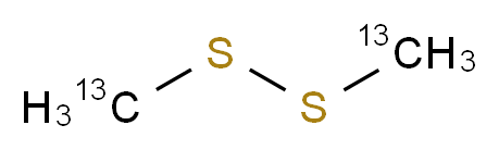 [(<sup>1</sup><sup>3</sup>C)methyldisulfanyl](<sup>1</sup><sup>3</sup>C)methane_分子结构_CAS_1173019-13-0