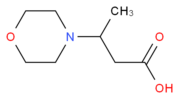3-(morpholin-4-yl)butanoic acid_分子结构_CAS_767240-85-7