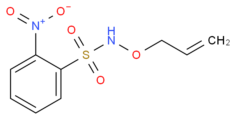 N-(Allyloxy)-2-nitrobenzenesulfonamide_分子结构_CAS_359442-67-4)