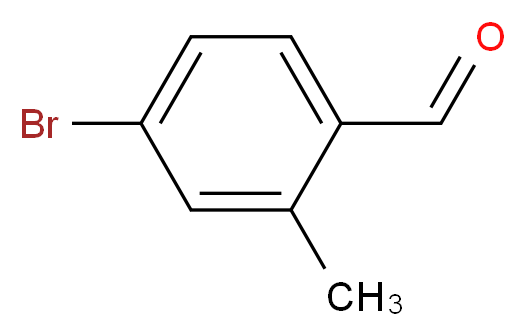 4-Bromo-2-methyl-benzaldehyde_分子结构_CAS_24078-12-4)