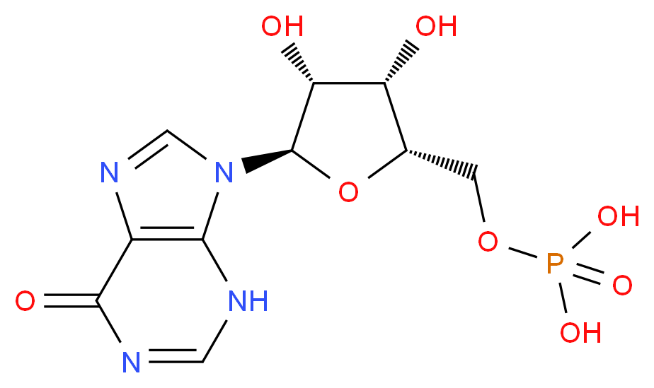 INOSINE-5-PHOSPHORIC ACID_分子结构_CAS_352195-40-5)